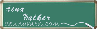 Aina Walker Visitenkarte
